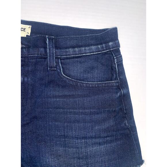 L'Agence Women's Blue Audrey Denim Shorts Size 25 - Picture 5 of 13